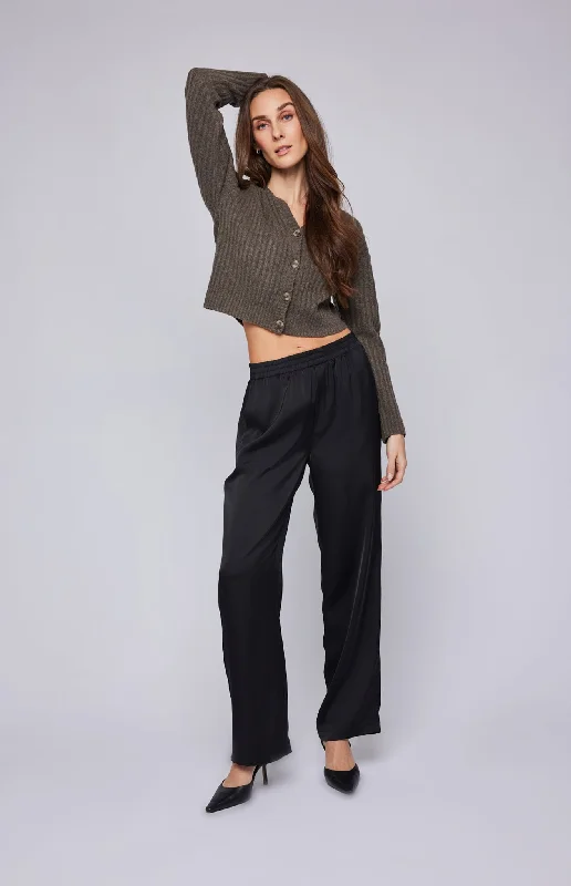 Tapered ankle pants for sleek modern silhouettes -Millicent Satin Pant