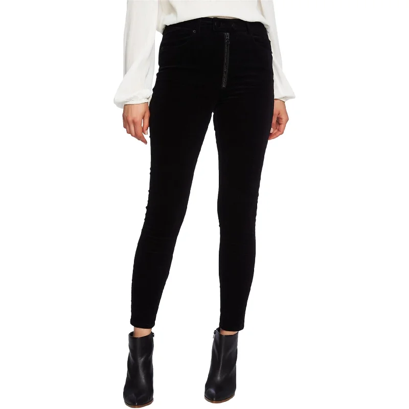 Relaxed chino pants for casual Friday offices -1.State Womens Exposed Zipper Casual Corduroy Pants