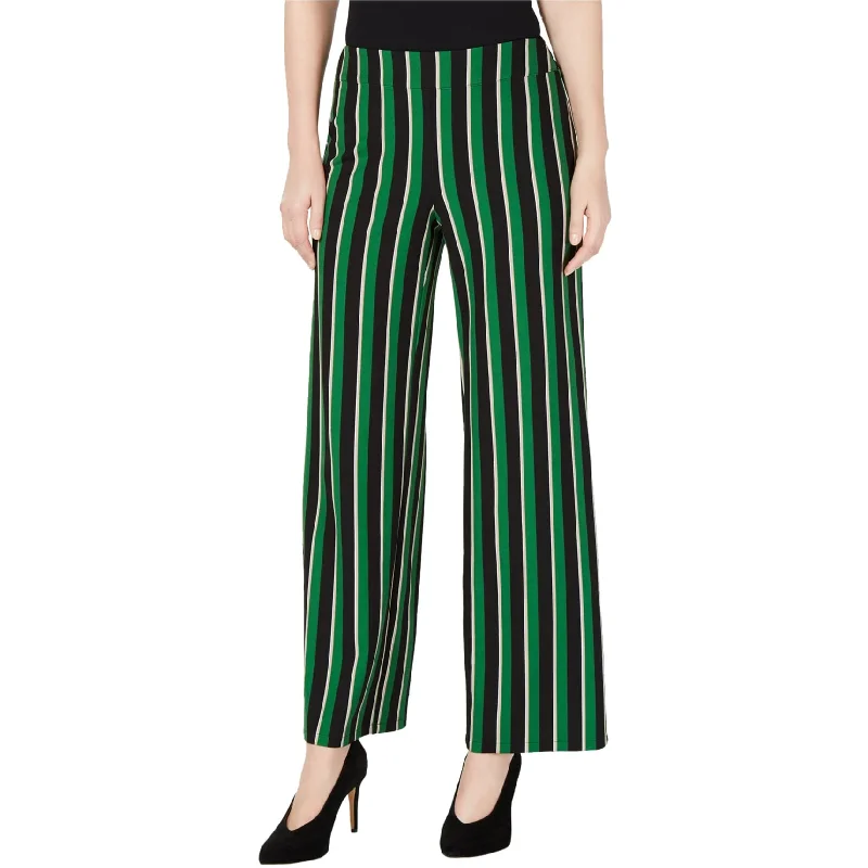 Reinforced cargo pants for heavy-duty field work -I-N-C Womens Striped Casual Wide Leg Pants