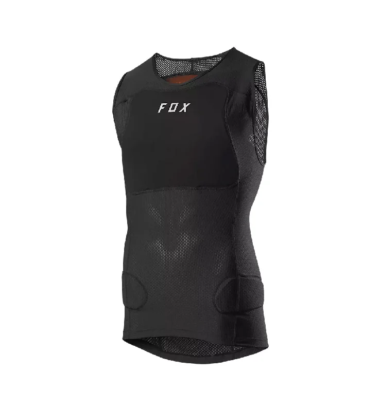 Lightweight travel pants for long flight comfort -Fox Baseframe Pro Sleeveless Guard