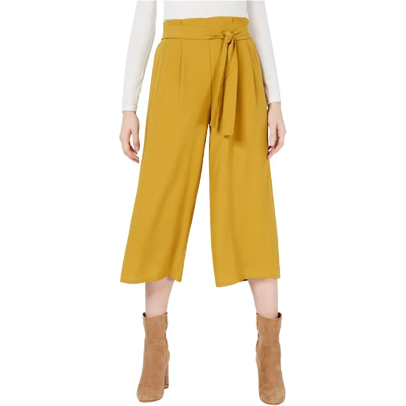 Weather-resistant pants for unpredictable climate needs -Sage The Label Womens Belted Culotte Dress Pants