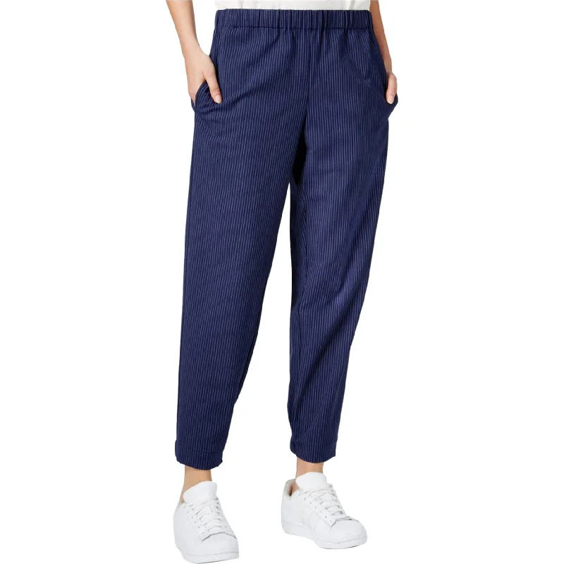 Stylish wide-leg pants for bold evening looks -Rachel Roy Womens Pinstripe Casual Trouser Pants