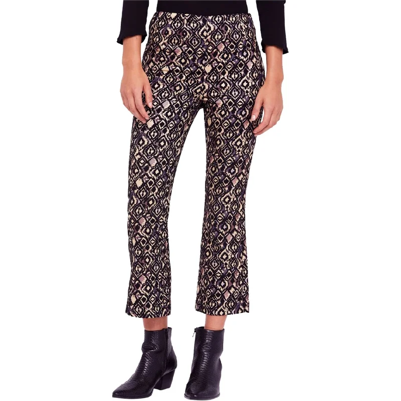 Soft cotton pants for sensitive skin comfort -Free People Womens Kick-Flare Casual Cropped Pants