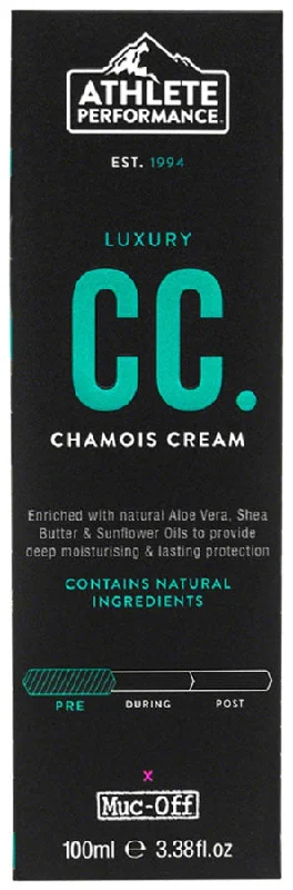 Breathable linen pants for hot summer days -Muc-Off Luxury CC Chamois Cream: 100ml Tube