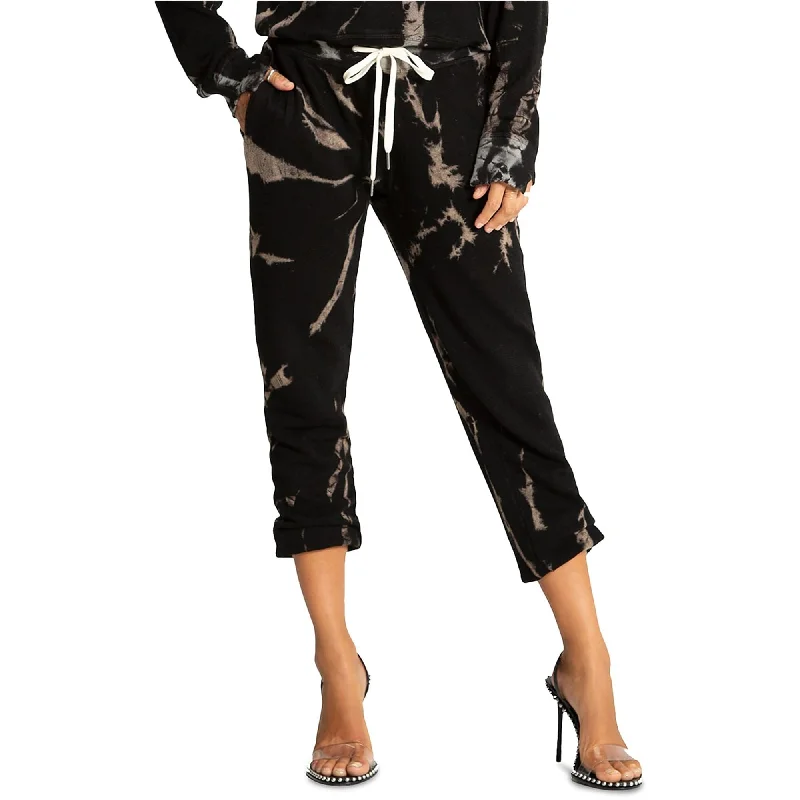 Soft velvet pants for cozy holiday outfits -N:Philanthropy Womens Night Tie-Dye Casual Jogger Pants