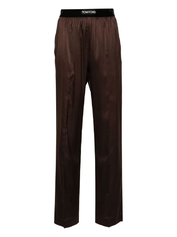 Stretch skinny tight trousers for women with full-length design and modern flair -Tom Ford Women's Trousers