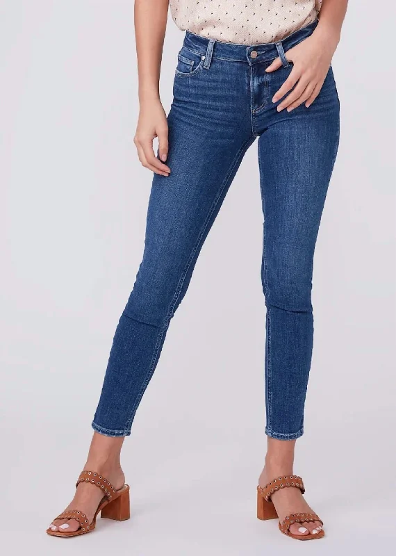 Stretch tight trousers for women with deep waistband for extra comfort and fit -Verdugo Ankle In Blaine