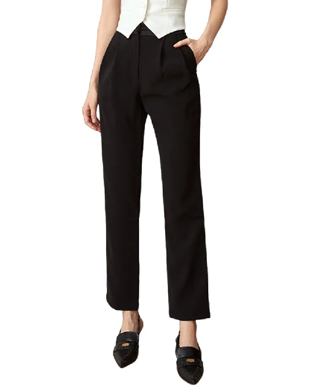 Denim tight trousers for women with skinny fit and timeless blue wash -Vera Dolini Pant