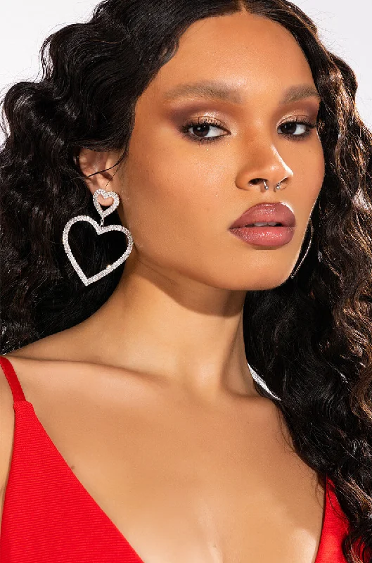 ESME HEART STATEMENT EARRINGS