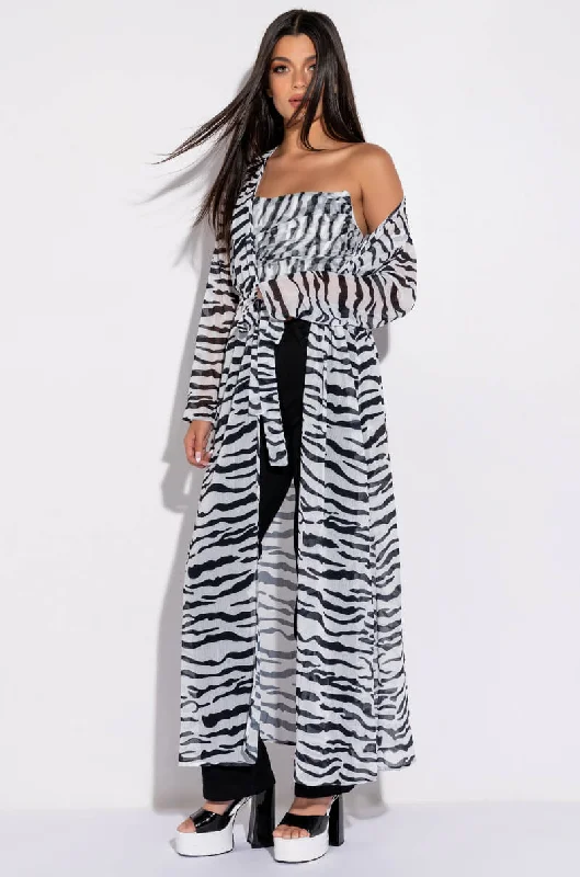 WILD THANG CHIFFON DUSTER