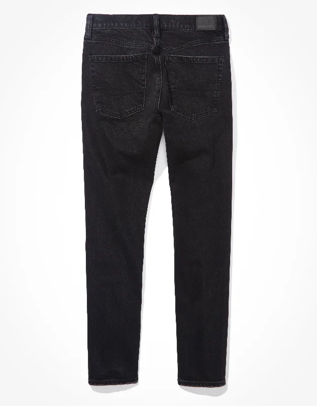 High-waisted tight trousers for women with tapered leg and vintage-inspired design -AE Stretch '90s Skinny Jean