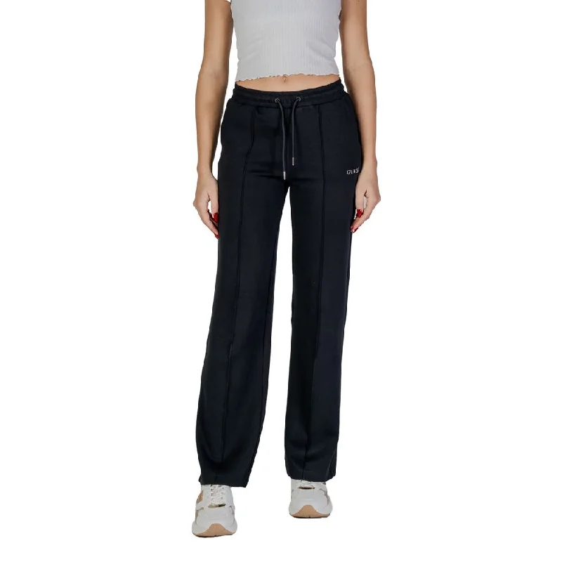 Tight trousers for women with faux leather material for sleek and modern look -Guess Active  Polyester Jeans & Women's Pant