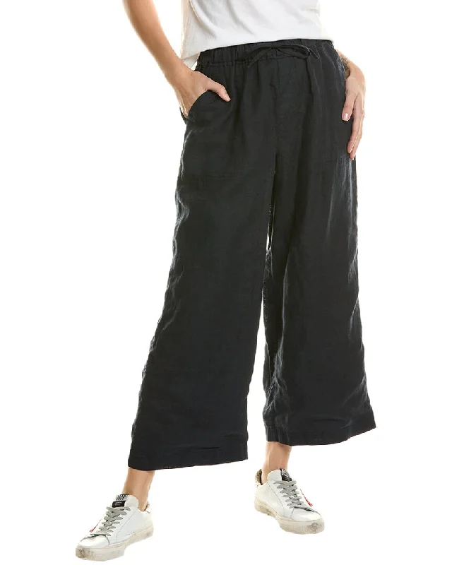 Sporty tight trousers for men with breathable material and performance-enhancing design -Splendid Stella Linen Crop Pant