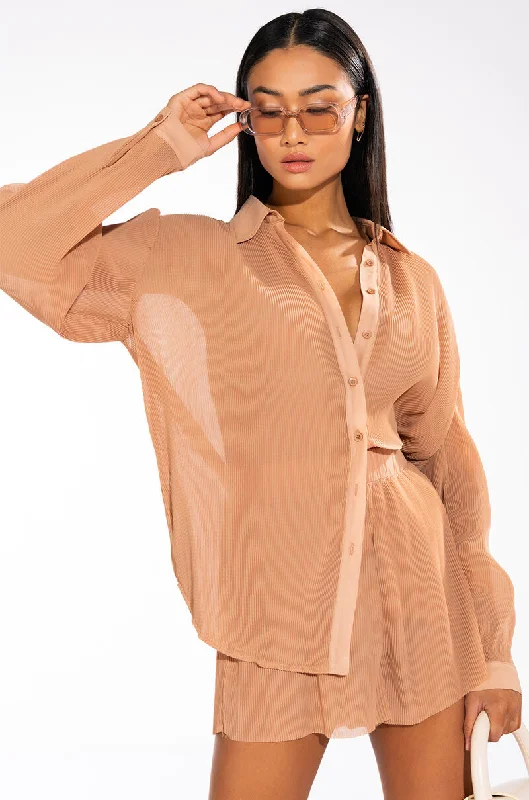 DND CROPPED RELAXED BUTTON DOWN