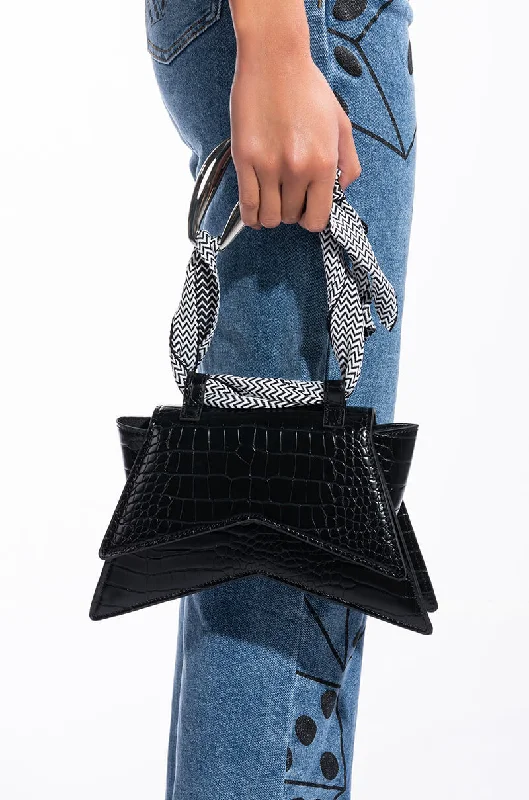 STREET STAR CROC PURSE