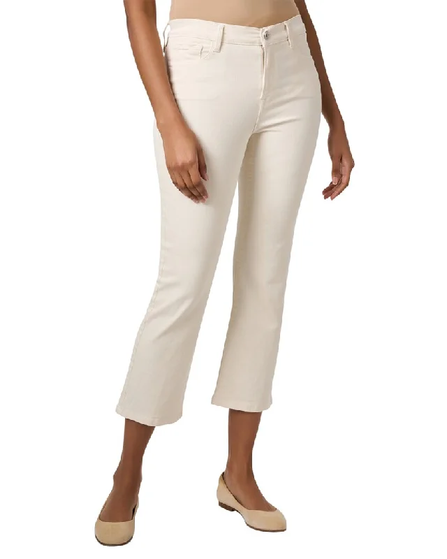 High-rise tight trousers for women with side zippers for easy styling -Elliott Lauren Crop Bootcut Jean