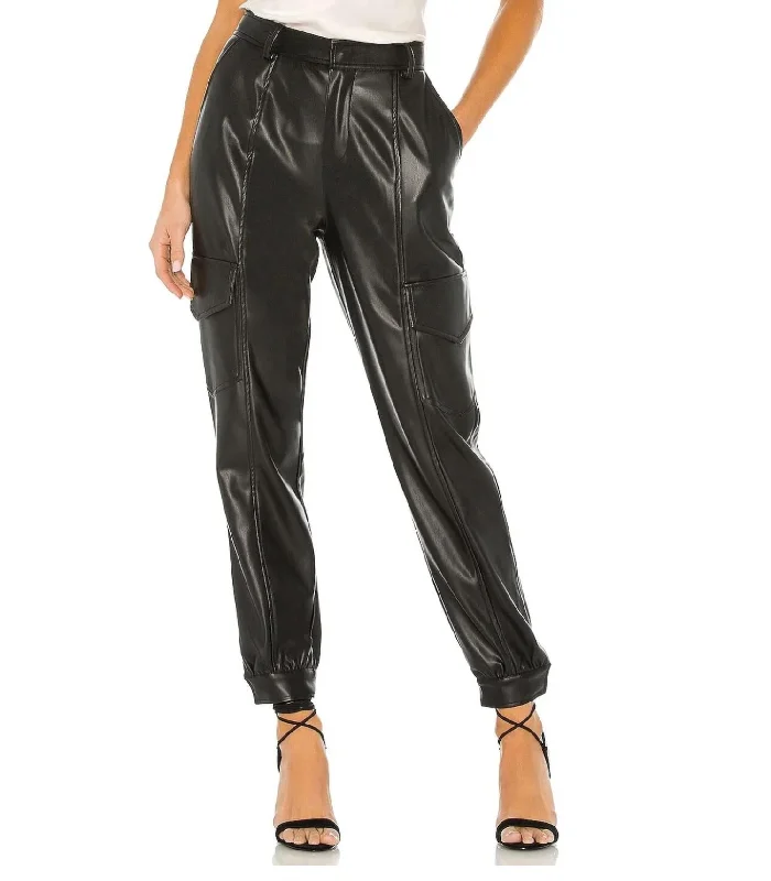 Skinny tight trousers for women with ankle-length and flattering cut -Priscilla Pant In Black