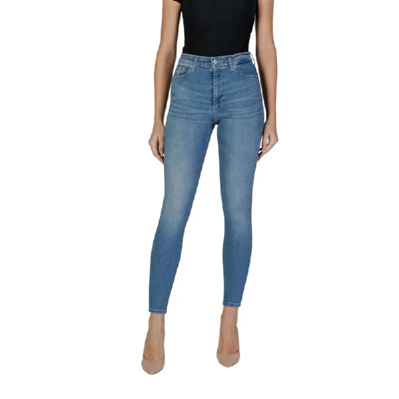 Bright colored tight trousers for women with striking hues for bold statement -Tommy Hilfiger Jeans  Cotton Jeans & Women's Pant