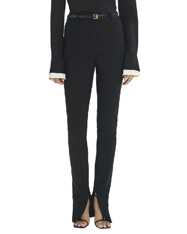 Color-block tight trousers for women with bold contrasts and modern flair -Reiss Jean Trouser