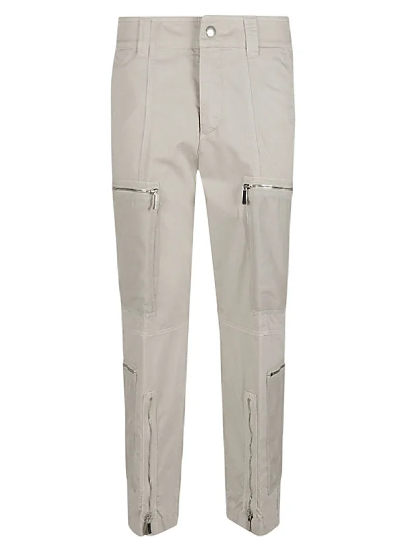 High-waisted tight trousers for women with tapered leg and vintage-inspired design -Seafarer Women's Trousers