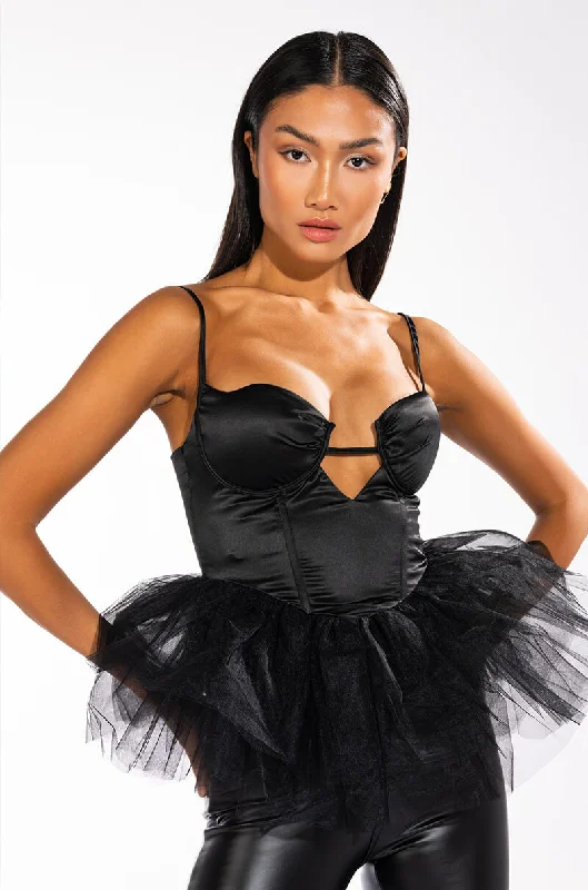 DARK ANGEL TULLE CORSET