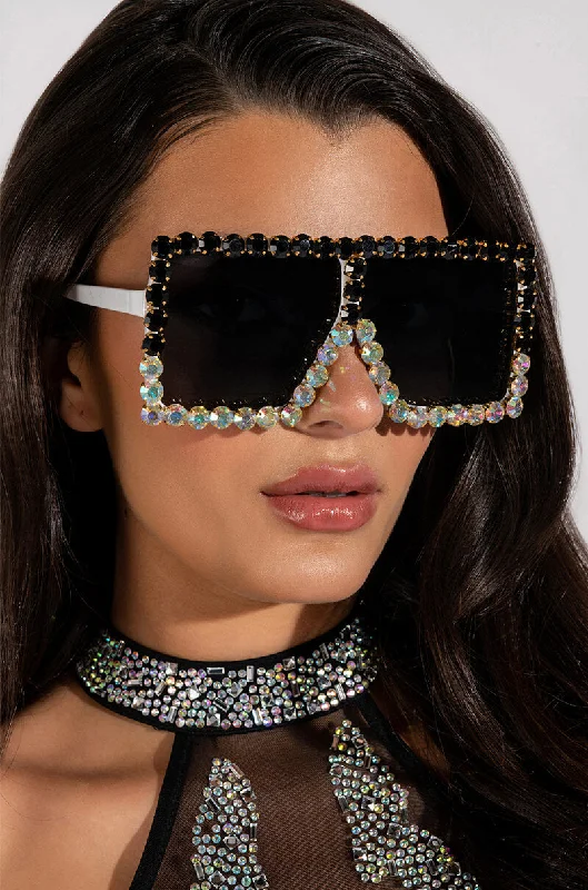 NO PHOTOS PLEASE RHINESTONE SUNNIES