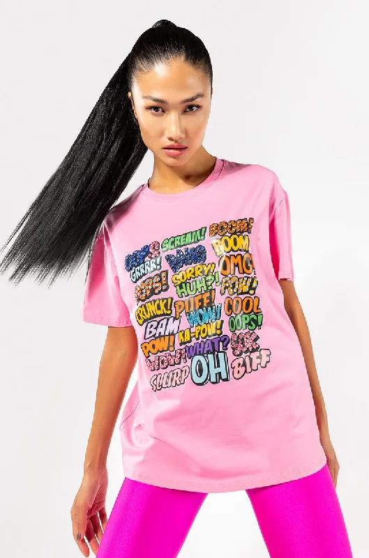 POP ART OVERSIZED GRAPHIC TSHIRT