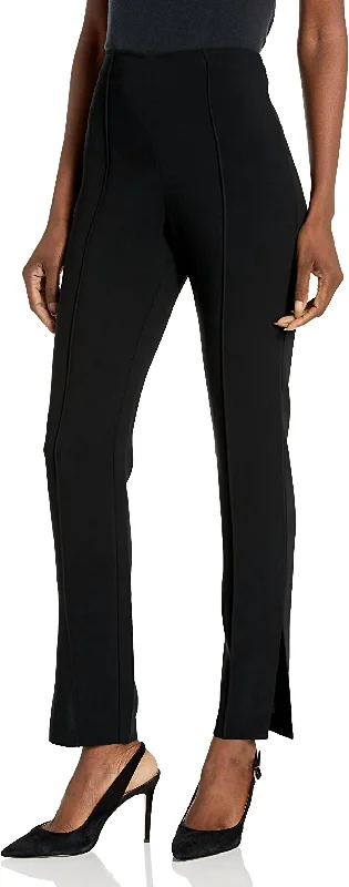 Tight trousers for women with vertical stripes and slimming effect for a sleek look -Womens Brianne Pants In Black