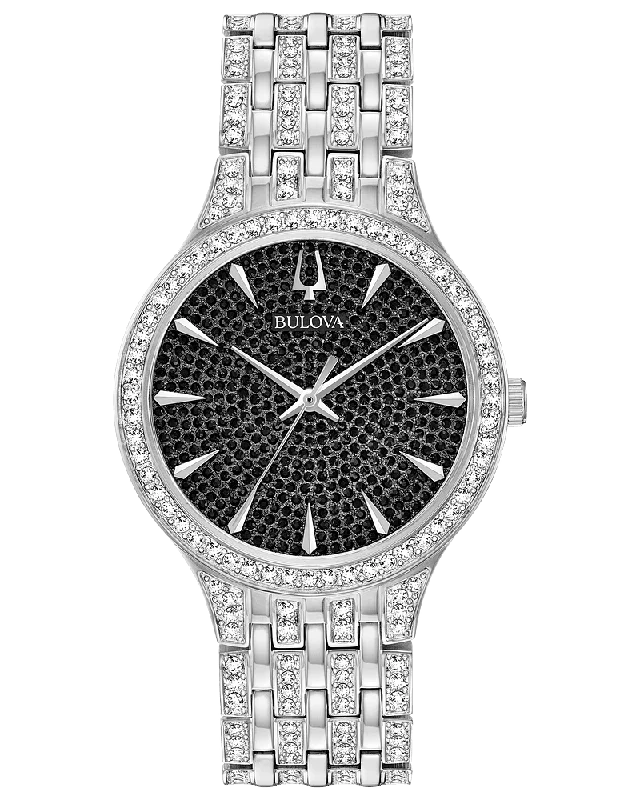 Best necklaces and pendants with cubic zirconia for a budget-friendly dazzling effect-BULOVA PHANTOM 96A227