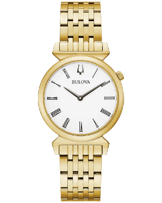 Best necklaces and pendants with silver chains for a sleek, timeless look-BULOVA REGATTA 97L161