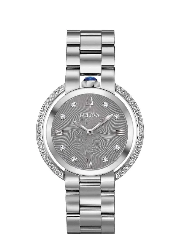 Necklaces and pendants with geometric pendants for a clean, contemporary design-BULOVA Rubaiyat 96R219