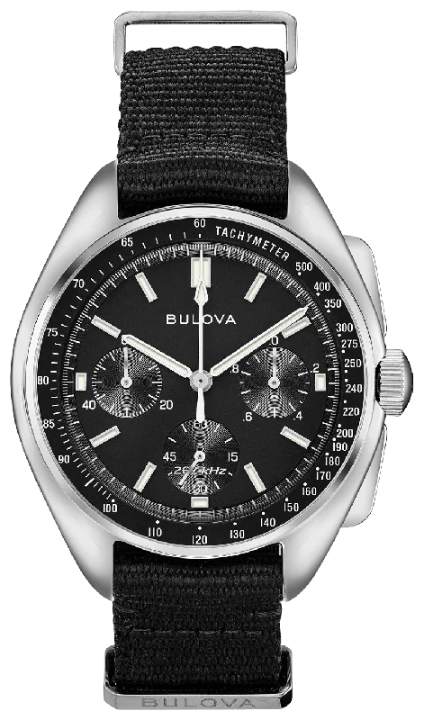 Necklaces and pendants with engraved messages for a deeply personal, sentimental gift-BULOVA Special Edition Lunar Pilot Chronograph 96A225