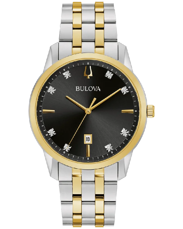 Best necklaces and pendants with matching rings for a coordinated jewelry set-BULOVA SUTTON 98D165