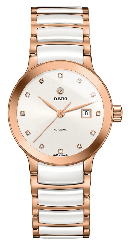 Beautiful necklaces and pendants with layered chains for a fashionable, chic look-Rado-Centrix Automatic Diamonds R30183742 28.0 mm, Automatic, 74 g