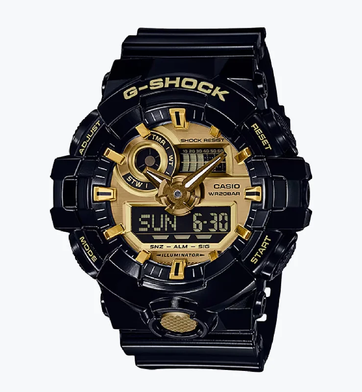 Best necklaces and pendants with vintage coin pendants for a unique accessory-G SHOCK-ANALOG-DIGITAL
GA-700 SERIES
GA710GB-1A