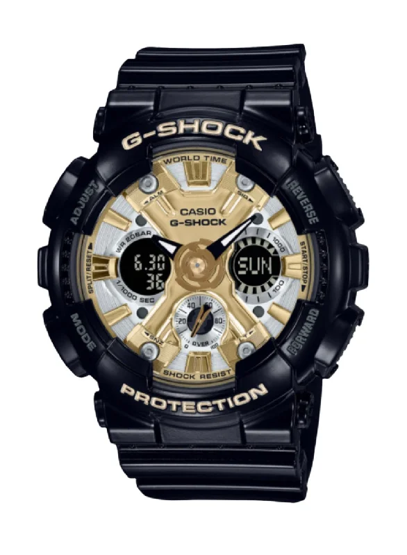 Best necklaces and pendants for weddings with matching designs for bride and groom-G Shock-ANALOG-DIGITAL WOMEN GMAS120GB-1A