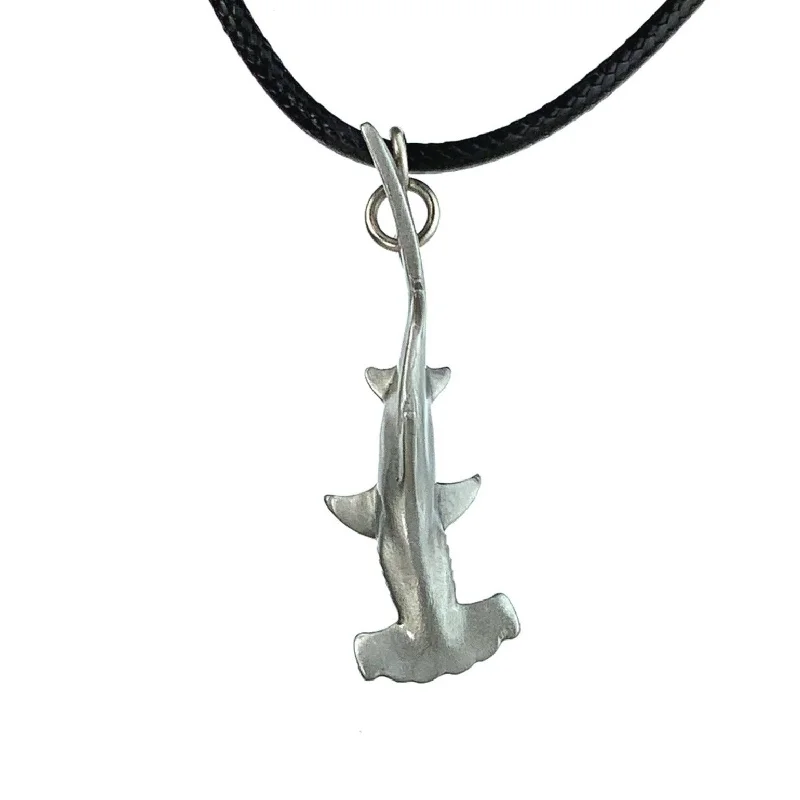 Beautiful necklaces and pendants with moon and star charms for a dreamy effect-Hammerhead Shark Necklace- Shark Gifts for Women and Men, Realistic Hammerhead Shark, Gifts for Shark Lovers, Sea Life Jewelry, Realistic Shark Charm