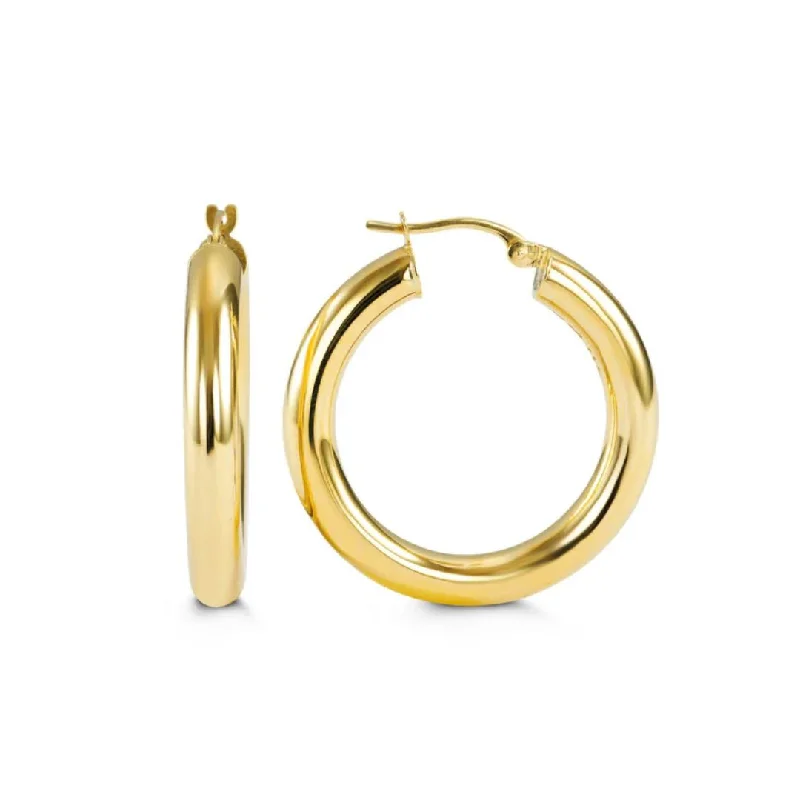 Necklaces and pendants with abstract shapes for a modern, creative appearance-Large Bold Hoops (Gold)