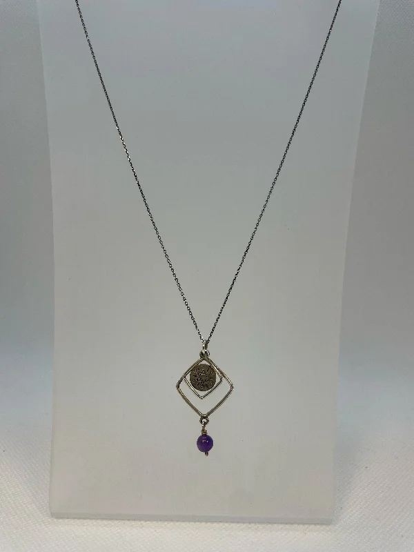 Beautiful necklaces and pendants with layered chains for a fashionable, chic look-Joan Z Horn Necklace