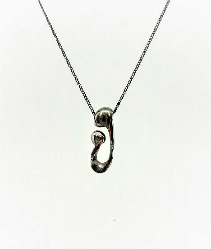 Necklaces and pendants with diamond pendants for a luxurious sparkling effect-Necklace- mother & child