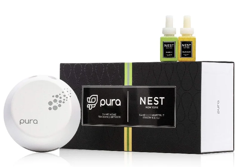 Necklaces and pendants with lock and key designs for a symbolic gesture-NEST PURA SMART HOME FRAGRANCE DIFFUSER SET