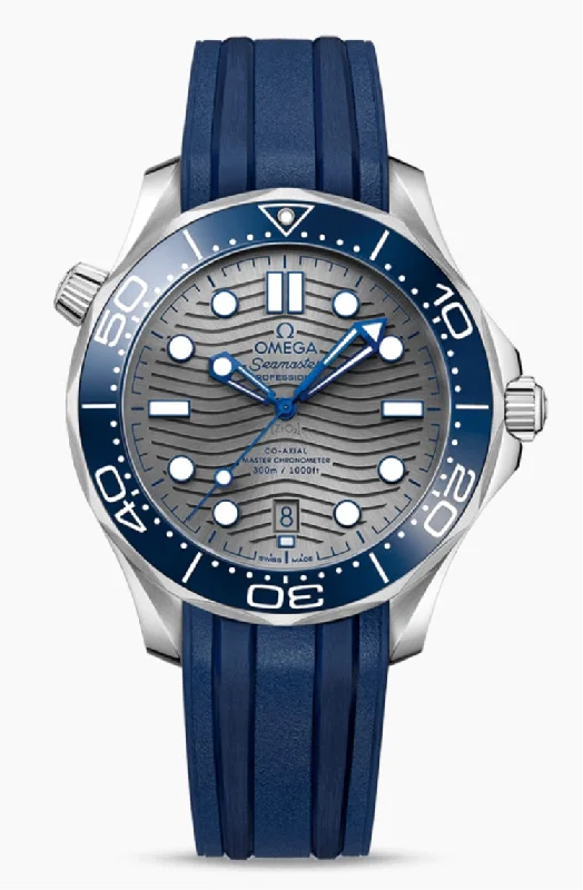 Necklaces and pendants with leaf-shaped designs for an earthy, organic feel-OMEGA-SEAMASTER DIVER 300M CO‑AXIAL MASTER CHRONOMETER 42 MM 210.32.42.20.06.001