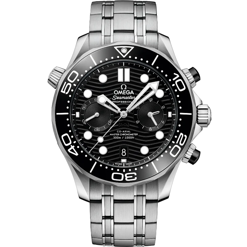 Unique necklaces and pendants with engraved messages for a sentimental gift-OMEGA-SEAMASTER DIVER 300M CO-AXIAL MASTER CHRONOMETER CHRONOGRAPH 44 MM 210.30.44.51.01.001