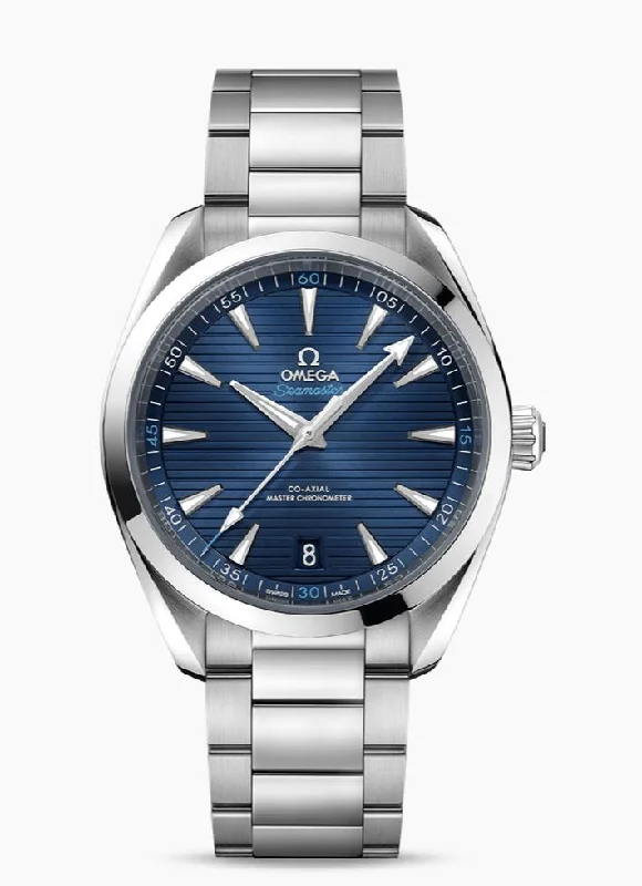 Stunning necklaces and pendants with aquamarine stones for a serene effect-OMEGA-SEAMASTER AQUA TERRA 150M CO‑AXIAL MASTER CHRONOMETER 41 MM  220.10.41.21.03.001