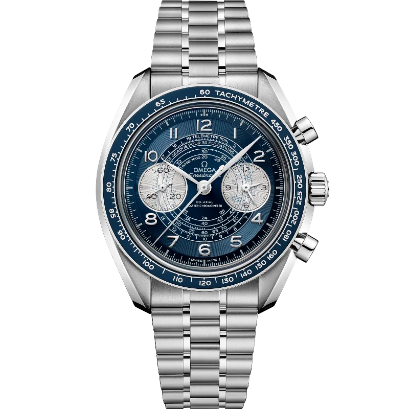 Necklaces and pendants with geometric pendants for a clean, contemporary design-OMEGA-SPEEDMASTER CHRONOSCOPE CO‑AXIAL MASTER CHRONOMETER CHRONOGRAPH 43 MM 329.30.43.51.03.001