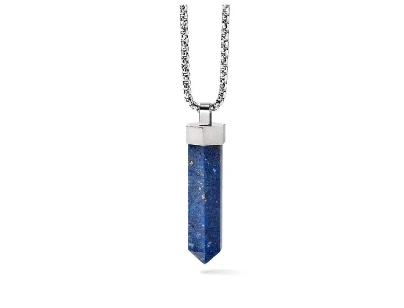 Stunning necklaces and pendants with ruby and diamond combinations for a luxurious effect-BULOVA - PRECISIONIST LAPIS PENDANT WITH CHAIN J96N006