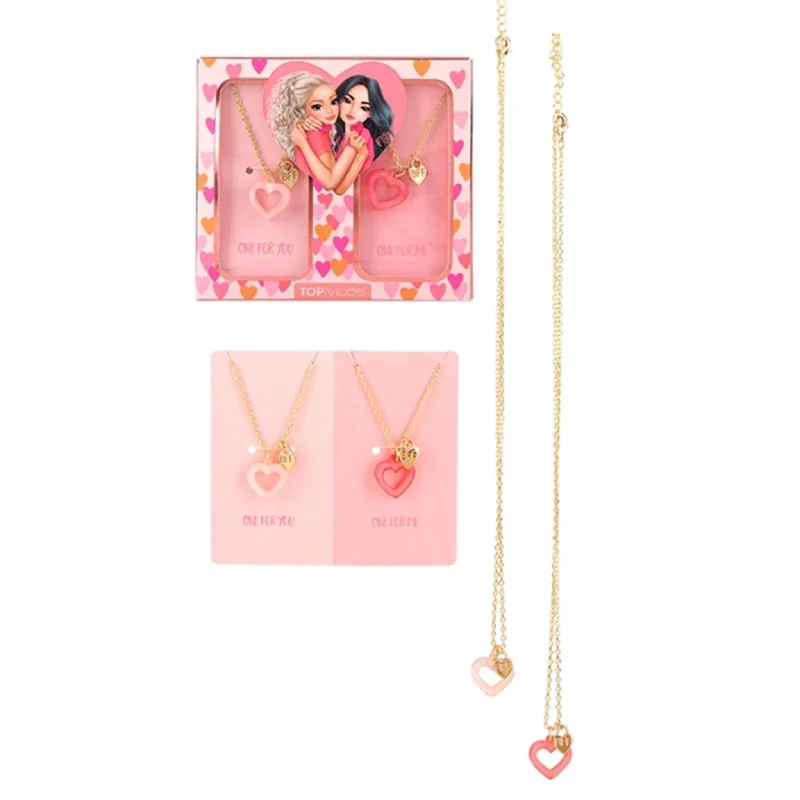 Elegant necklaces and pendants with diamond accents for added sparkle-TOPModel BFF Necklace Set